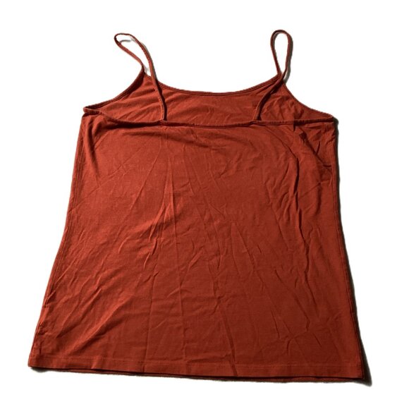 Time and Tru: Women's Cami Tank Top, Dark Orange, Size XL (16-18) - Picture 2 of 7